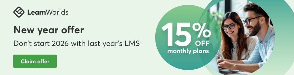 LearnWorlds New Year Offer